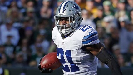 Ezekiel Elliott bounces outside for gain of 25 yards