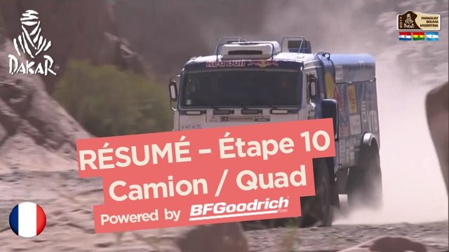 Résumé de l'Étape 10 - Quad/Camion - (Chilecito / San Juan) - Dakar 2017