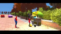 Mickey Mouse Spiderman and Disney Pixar Cars Lightning McQueen Colors Nursery Rhymes Children Songs