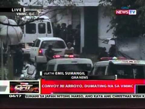 Rep. Arroyo, dumating na sa VMMC