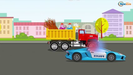 El Pequeño Tractor - La zona de construcción - Dibujos animados de Coches Para Niños
