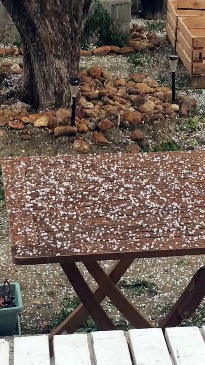 De la grêle à Saint-Saturnin-lès-Avignon