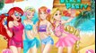 NEW мультик онлайн для девочек—Пляжная вечеринка для принцесс—Игры для детей