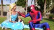 Spiderman vs Joker vs Frozen Elsa Elsa s Dog Kidnapped Real Life Superheroes Movie - SPMFC