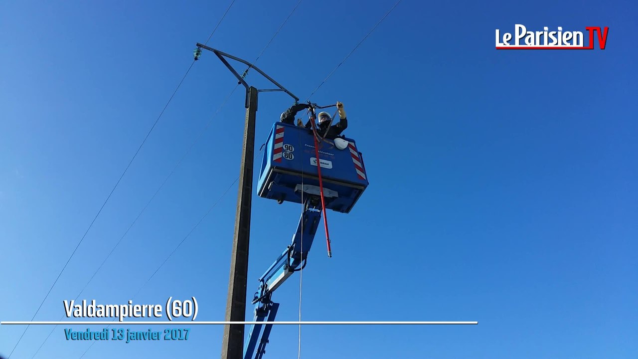 Intempéries dans l'Oise : des dégâts sur une ligne basse tension