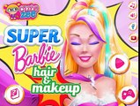 Super Barbie Hair and Makeup - Barbie Super Games for Kids - Cartoons for Kids - Games for children