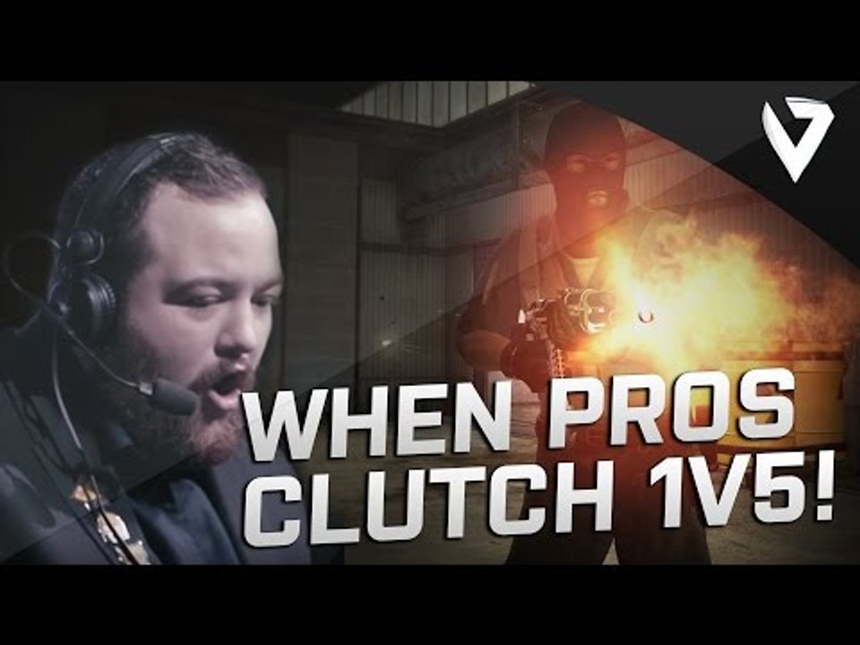 When PROS CLUTCH 1v5 [FRAGMOVIE] #CSGO