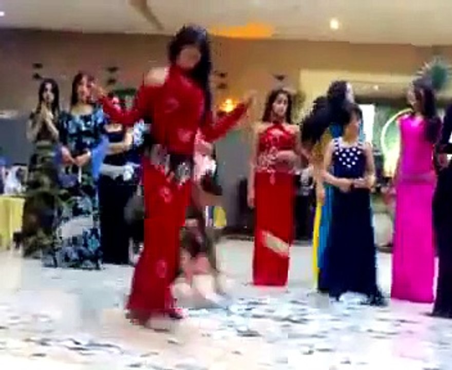 Arab Girls Dancing in Dubai Hotel