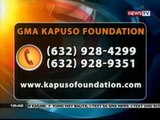 BT: GMA Kapuso Foundation contact numbers