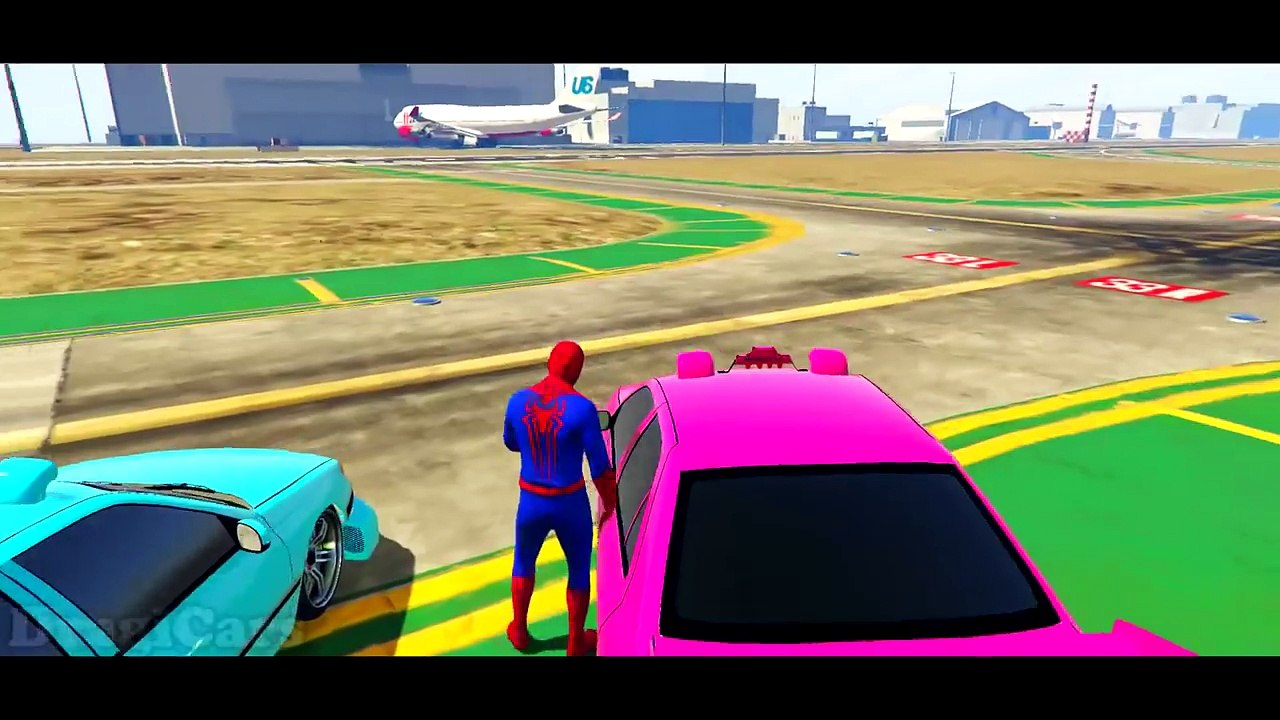 Spiderman Nursery Rhymes & Fast Cars Animation for Children! Kids Songs & Parody