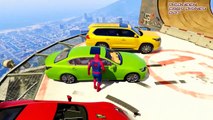 COLOR CARS PARTY for Children Spiderman Epic Superhero Cartoon FUN Nursery Rhymes for Kids Songs