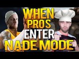 WHEN PROS ENTER NADE MODE [TEAM KILL, NADE IMPACT KILL & MORE] #CSGO