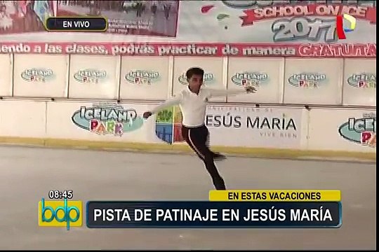 Verano 2017: pista de patinaje sobre hielo en estas vacaciones