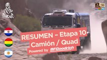 Resumen de la Etapa 10 - Quad/Camión - (Chilecito / San Juan) - Dakar 2017