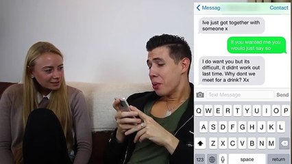 LYRIC PRANK ON CHEATING EX WITH MY GIRLFRIEND (Gnash - "I hate u, I love u" lyrics)