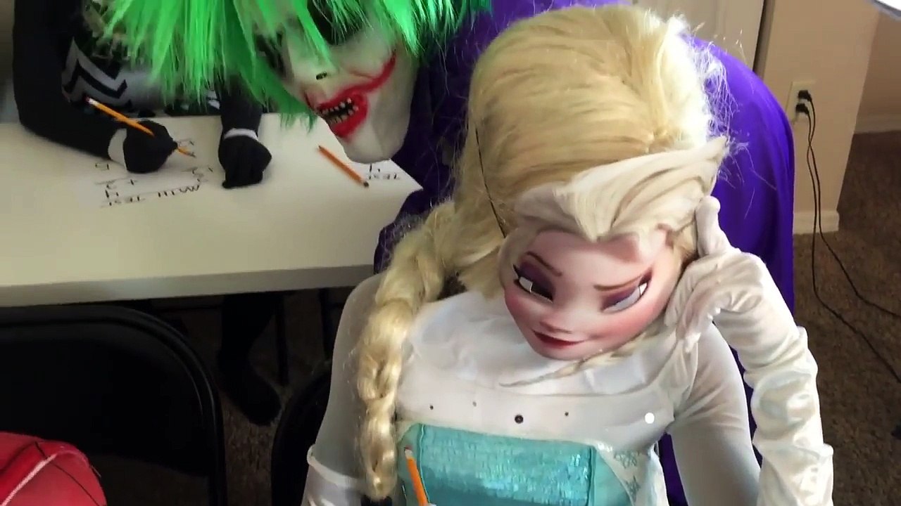 Spiderman vs Frozen Elsa vs Joker vs Venom w Hulk Disney Princess Funny Superheroes