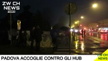 Padova Accoglie contro gli hub, protesta davanti all'ex caserma Romagnoli