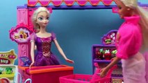 SHOPKINS Barbie Anger Management Day 8 With Disney Frozen Elsa and Spiderman DisneyCarToys