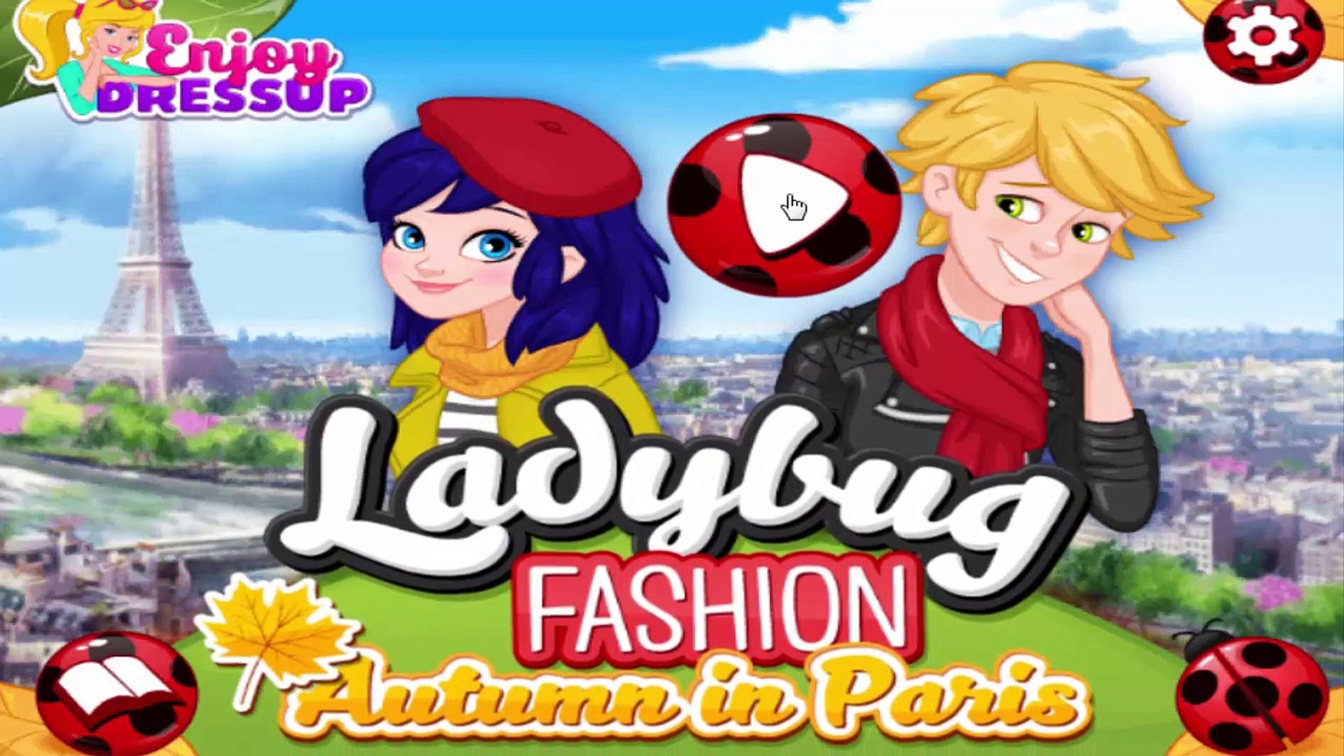 Ladybug and Cat Noir Fashion Autumn In Paris - Miraculous Ladybug Games