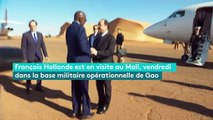 Mali : Hollande rend visite aux soldats français sur la base de Gao