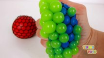 Learn Colors for Toddlers with Fun Squishy Bubbles Ball Video for Children