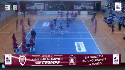 LAF : Vandoeuvre Nancy/Evreux - Retour