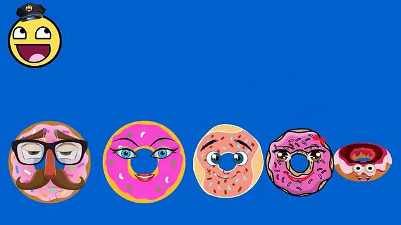 English Rhymes | Doughnut Funny Finger Family Video | Finger Family Poem