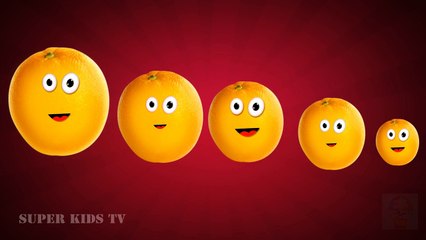 The Finger Family orange Family Nursery Rhyme | orange Finger Family Song with Lyrics