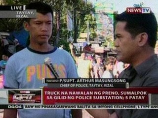 Panayam kay: P/Suot. Arthur Masungsong-Chief of Police, Taytay, Rizal