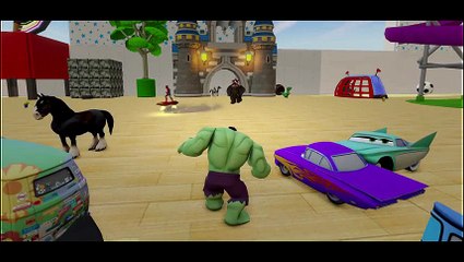 THE AVENGERS : IronMan Hulk SpiderMan superheroes reunited in Toy Story Playset Room! Fun Time