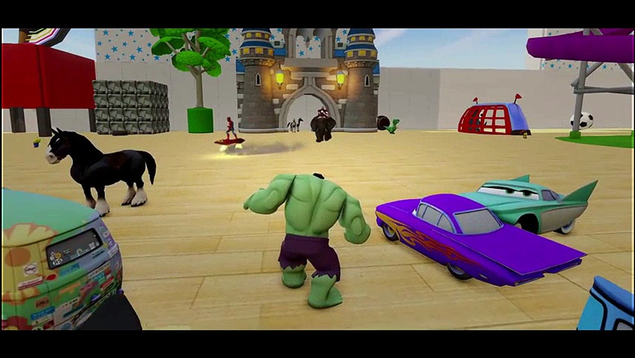 THE AVENGERS : IronMan Hulk SpiderMan superheroes reunited in Toy Story Playset Room! Fun Time