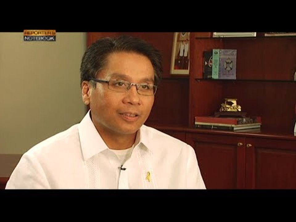 Reporter's Notebook: One-on-one interview with Mar Roxas
