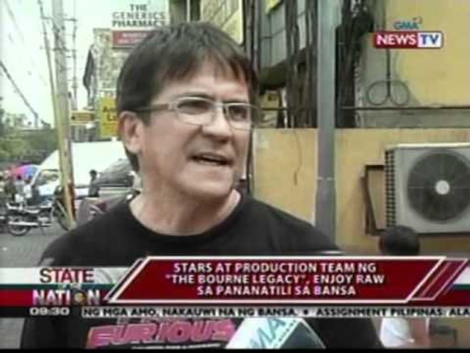 SONA: Stars at production team ng   'The Bourne Legacy', enjoy raw sa   pananatili sa bansa