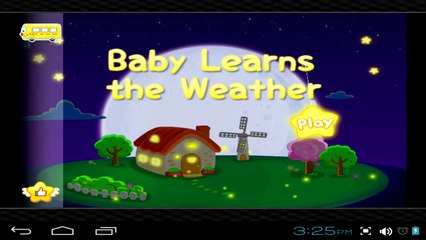 BABY PANDA GAME INCLUDES CUTE BABY LEARNS THE WEATHER BABY GAME