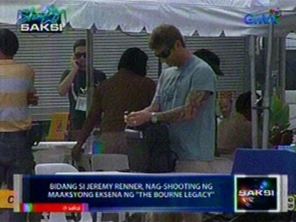 Bidang Si Jeremy Renner, nag-shooting ng maaksyong eksena ng 'The Bourne Legacy'