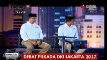 Debat Pilgub DKI Jakarta, Tangan Agus dan Sandiaga Dingin