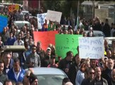 مظاهرات فلسطينية احتجاجاً على سياسة إسرائيل بهدم ...