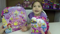 MEGA CUTE DISNEY PRINCESS GLITZI GLOBES Beauty Pageant Playset Sweet Shop Kid-Friendly Toy Opening
