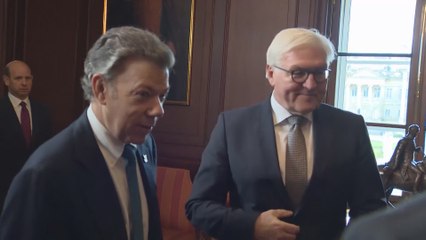 Steinmeier se reúne con Santos y advierte a Colombia de la "dificultad" de aplicar la paz
