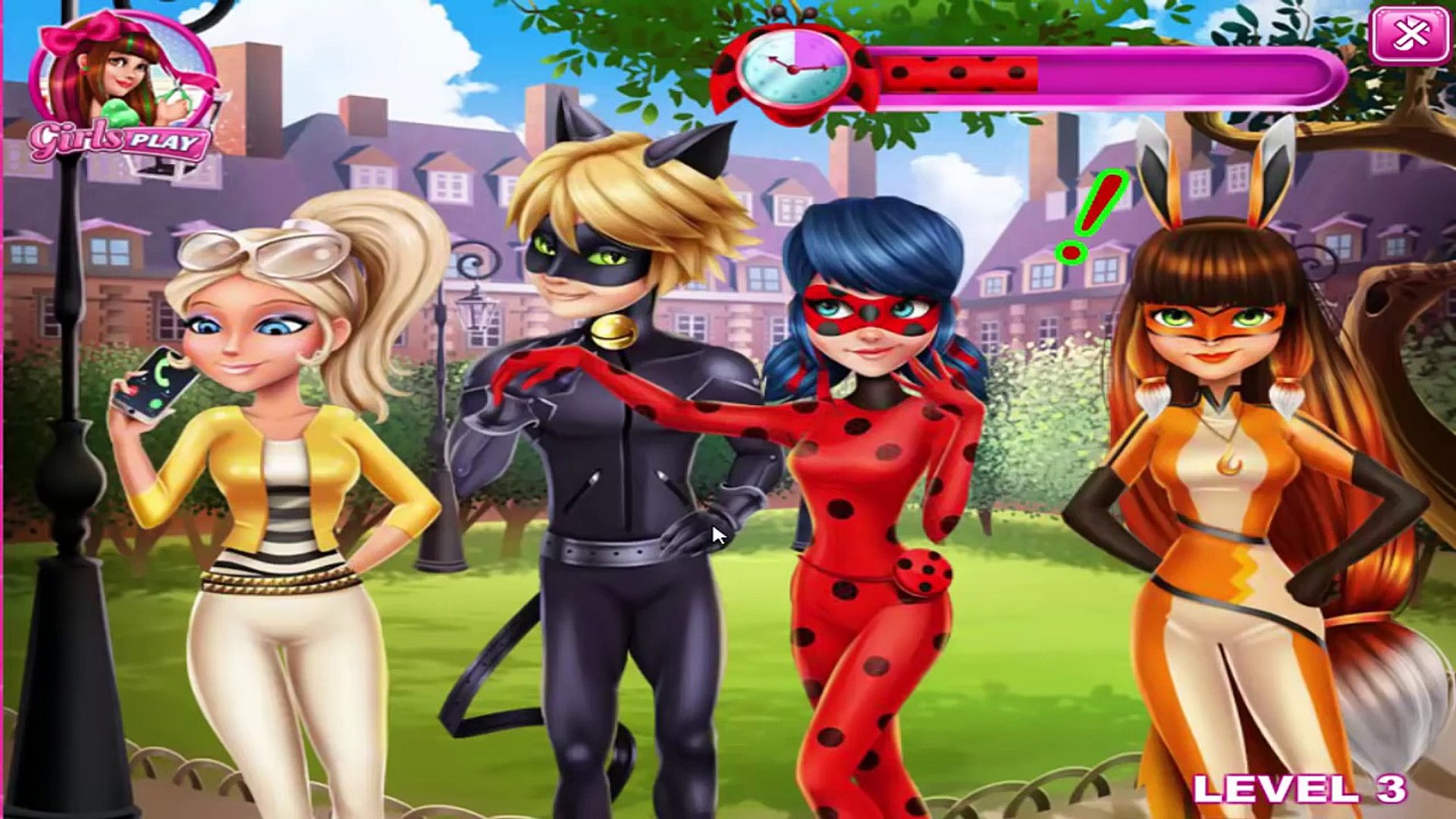Ladybug Miraculous In Love Miraculous Ladybug And Cat Noir Love Games Video Dailymotion