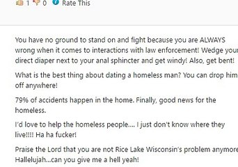 100 Messages from a troll or my sister on Wordpress