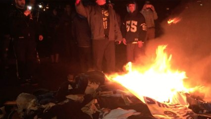 Chargers Fans BURN and DESTROY Jerseys & Memorabilia, EGG Team HQ After Move to Los Angeles