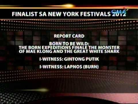 24oras: 9 na programa ng GMA at GMA News TV ang finalist sa New Yor Festivals 2012