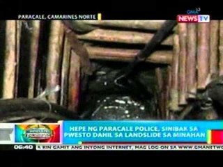 BP:  LGU, planong ipahukay ang   pinangyarihan ng pagguho sa   Camarines Norte