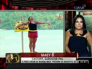 24oras: Maey B, napatalsik na sa   Survivor PHL