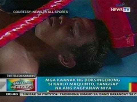 BP: Mga kaanak ng boksingerong si Karlo Maquinto, tanggap na ang pagpanaw niya