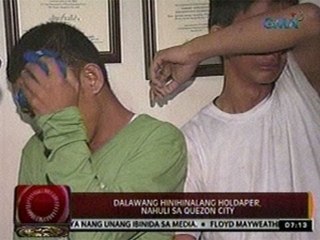 24 Oras: Dalawang hinihinalang holdaper. mahuli sa Quezon City