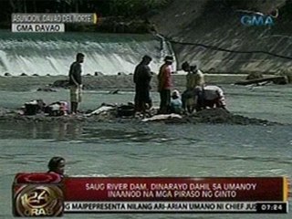 24 Oras: Saug River Dam sa Davao, dinarayo dahil sa umano'y inaanod na mga piraso ng ginto