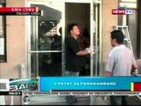 BP: 3 patay sa pananambang   (Talisay, Cebu)