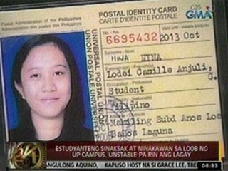 24 Oras: Estudyanteng sinaksak at ninakawan sa loob ng UP Campus, unstable pa rin ang lagay